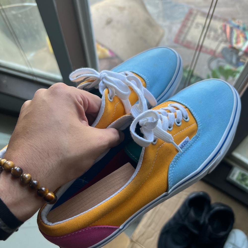 Vans Era All Canvas Multi Low Top Tri Color Yello… - image 5
